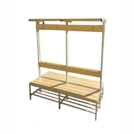 Double-sided wardrobe bench