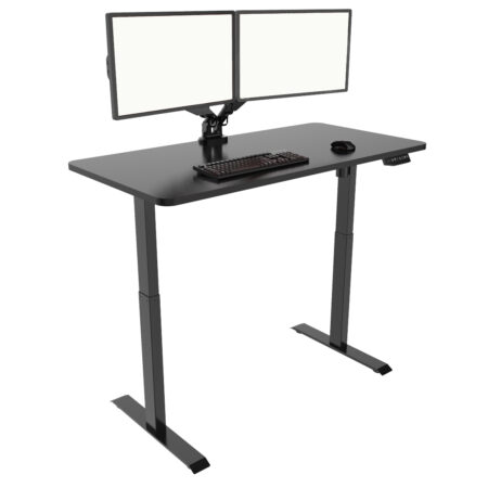 Modular height-adjustable office desk